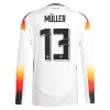 Camiseta de fútbol Manga Larga Alemania Muller 13 Primera Equipación Euro 2024 - Hombre